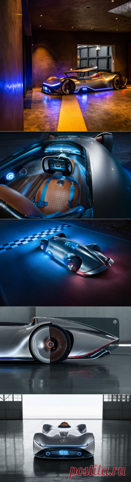 Mercedes-Benz Vision EQ Silver Arrow – прогрессивный спортивный концепт