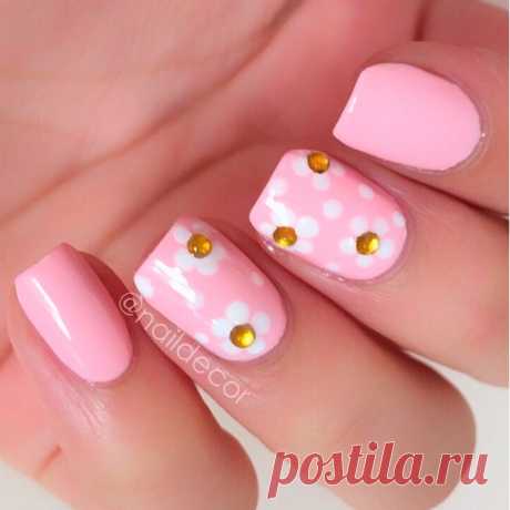 Innocently Sexy Pink Nail Designs