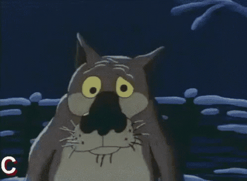 Спасибо Волк Мультфильм GIF - Spasibo - Discover & Share GIFs