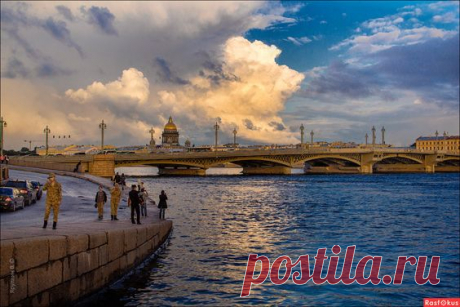 Фото: Благовещенский мост. Фотолюбитель Валентин Яруллин. Город. Фотосайт Расфокус.ру