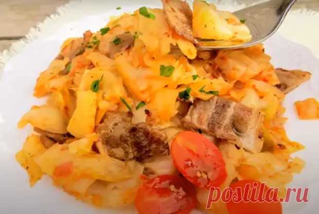 Жареная капуста по-южному - Вкусные рецепты - медиаплатформа МирТесен