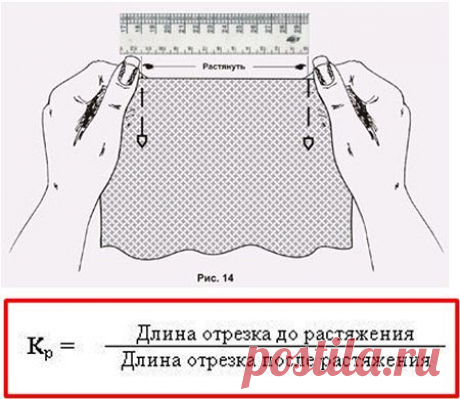 КОЭФФИЦИЕНТ РАСТЯЖИМОСТИ ТКАНЕЙ 

Иногда при шитье таких изделий, как белье, купальники, лосины, спортивная одежда и т. п., снятия обычных мерок не достаточно. Эти вещи должны плотно облегать фигуру. 

Поэтому для построения чертежей такой одежды необходимо рассчитать коэффициент растяжимости. Для каждой ткани он будет немного различаться. 
Показать полностью…