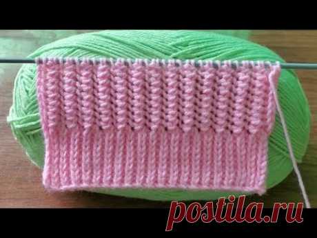 HERMOSO PATRÓN TEJIDO A DOS AGUJAS O PALITOS | TEJIDOS ROSSY 💗 #tejidos #crochet #knit #knitting