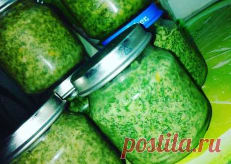 Укропный соус на зиму🥦#заготовки - пошаговый рецепт с фото. Автор рецепта Анастасия . - Cookpad