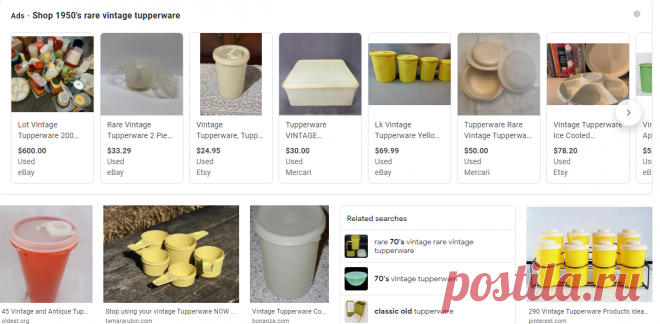 1950's rare vintage tupperware - Google Search