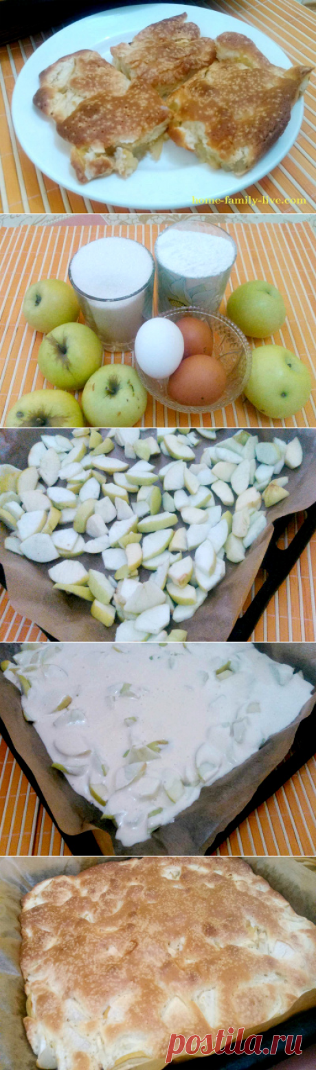 Шарлотка с яблоками/Сайт с пошаговыми рецептами с фото для тех кто любит готовить