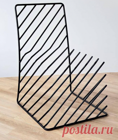 Стул by Oki Sato. Необычный железный (кованый или сварной) стул привнесет графики в любой интерьер в стиле лофт. С каждого ракурса выглядит иначе:Читать дальше
