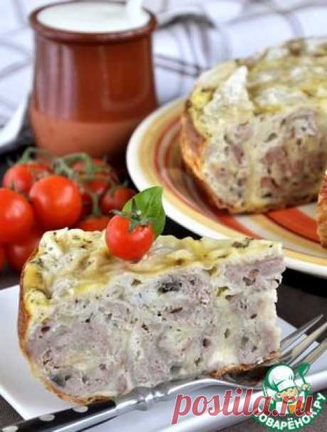 Быстрый мясной пирог в мультиварке