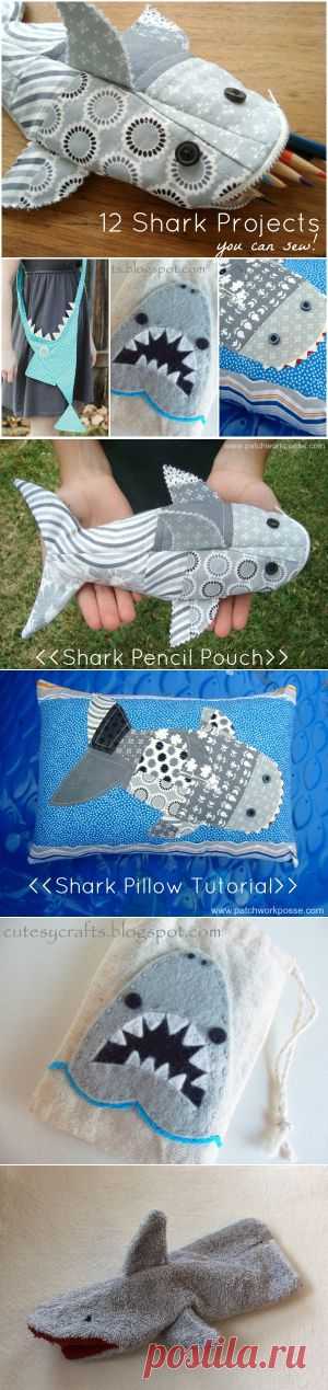 12 Shark Projects to Sew |