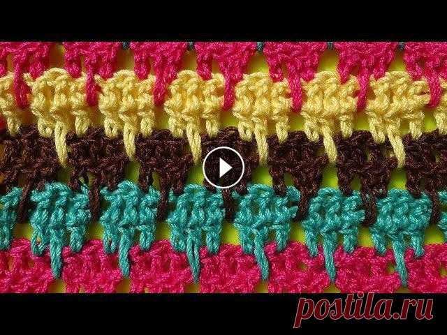 Multicolor crochet pattern Многоцветный узор вязания крючком 58

маленькие ананасы спицами для шапки