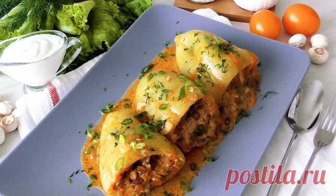 Даже мяса не надо: фаршированные перцы с нежной заливкой | Noteru.com