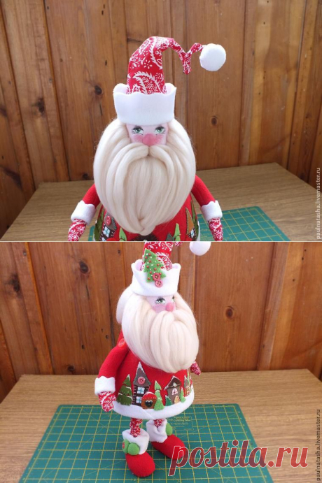 Шьем Деда Мороза из флиса | Сделай сам!