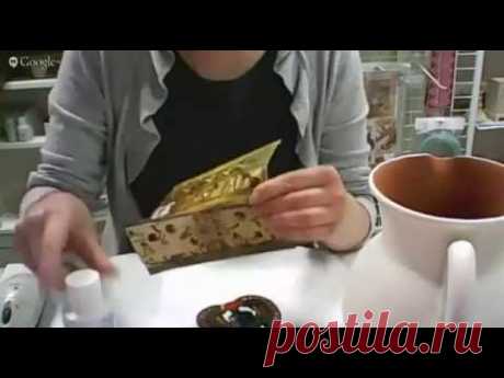 Декупаж. Египетский кувшин. Анна Стойчева
