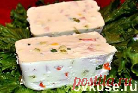 Галантин белый (салат заливной) (рецепт из записей моей бабушки) - Простые рецепты Овкусе.ру