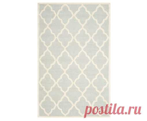 Ковёр Noelle Textured Area от Safavieh светло-серый, слоновая кость, шерсть - купить в интернет-магазине WestwingShop