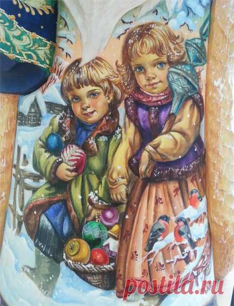 Russian Santa With Children