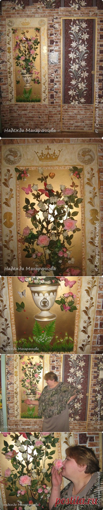 Декорация двери в кладовку и туалетную комнату | Страна Мастеров