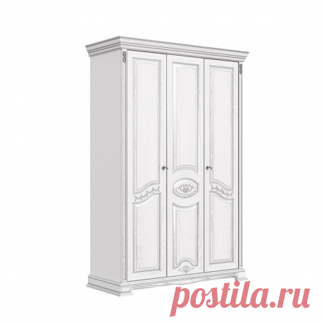 Шкаф для одежды трехдверный (массив + МДФ) шириной 150 см. купить по цене 139 500 руб. в Москве — интернет-магазин Chudo-magazin.ru