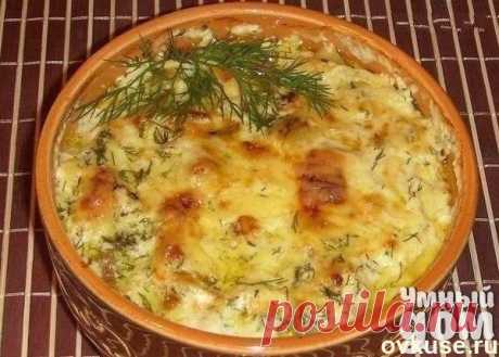 Картошка с курицей и грибами под соусом - Простые рецепты Овкусе.ру
