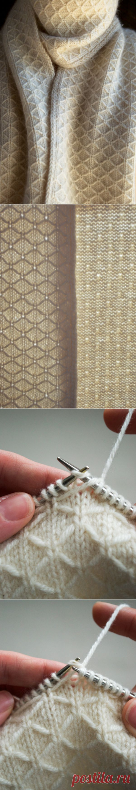 Лаура петли: Трельяж шарф - Purl пчела - вязание крючком, шитье, вышивка ремесел структуры и идеи!