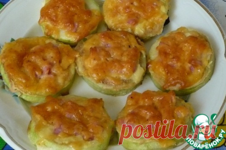 Мини-пицца из кабачков – кулинарный рецепт