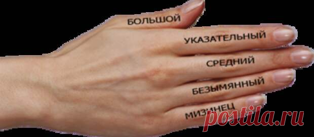 Значение пальцев на руках....