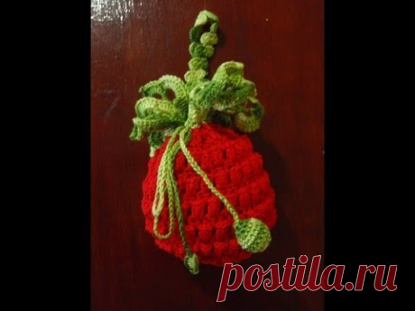 Сумочка Клубничка 1 часть - YouTube