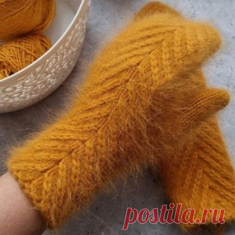 Узор "Ёлочка" для варежек