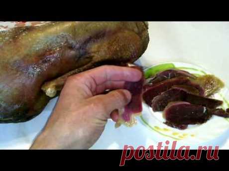 Гусь вяленый по-татарски. Goose dried in Tatar