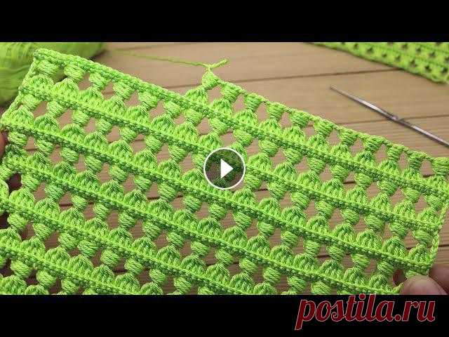 Красивый и простой УЗОР крючком МАСТЕР-КЛАСС вязание для новичков How to crochet EASY for beginners

розовый ажурный шарф спицами