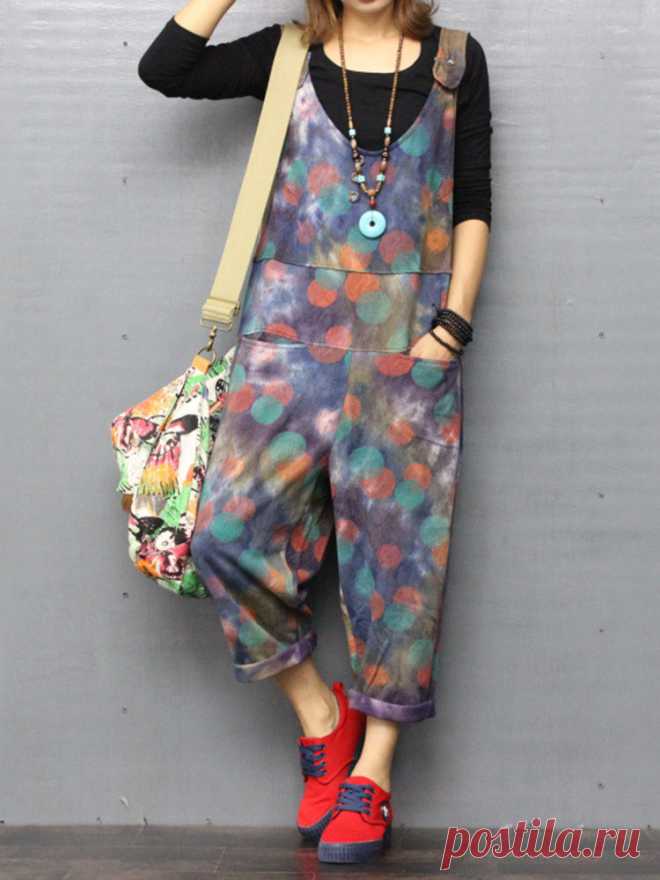 O-NEWE Casual Printed Strap Pockets Jumpsuits For Women  Your friend shared a fashion website for you and give you $60 coupons! Claim it now.