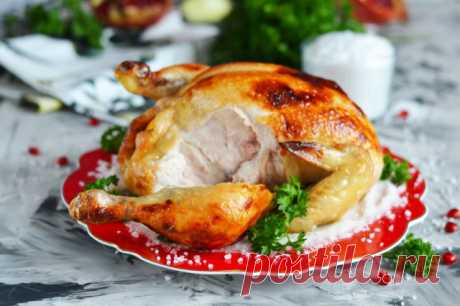 Хрустящая курица на соли запеченная в духовке целиком рецепт фото пошагово и видео - 1000.menu
