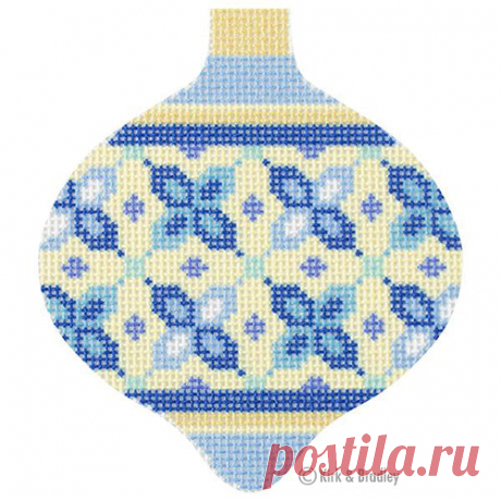 NTG KB020 - Tuscan Bauble - Pisa Introducing Kirk &amp; Bradley's line of stitch printed canvases. This canvas was printed using state of the art printing technology. Tuscan Bauble - PisaStyle: NTG 020Size: 4" x 3.5"Mesh: 18