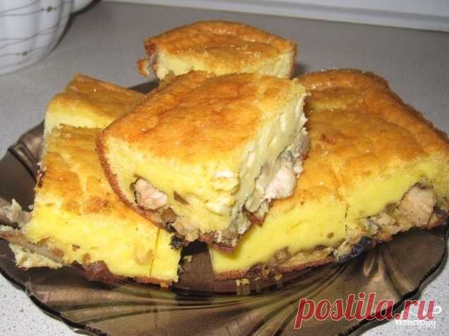 Пирог с курицей и грибами: легко готовить, вкусно есть ...