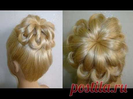 Einfache Frisuren:Hochsteckfrisur.Flechtfrisuren.Zopffrisur.Donut Hair Bun Updo Hairstyles.Peinados - YouTube