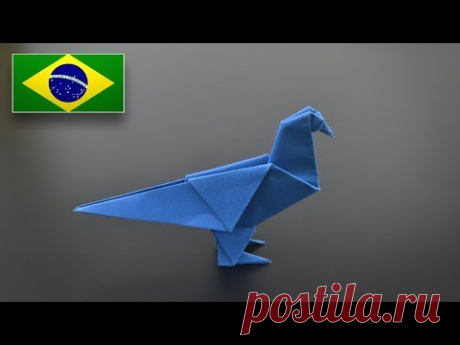 Origami: Pombo - Instruções em Português BR
