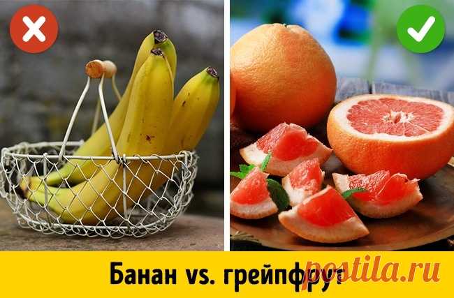 5 самых опасных и самых полезных фруктов для тех, кто работает над фигурой