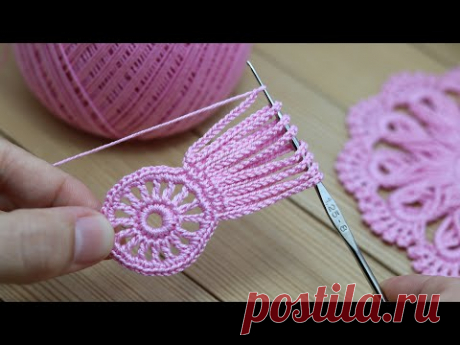 Красивый УЗОР крючком № 1.25  
Super Beautiful Flowers Crochet Pattern knitting
ПРЯЖА турецкого производства - YARNART LILY / ЛИЛИ, состав: 100% хлопок, длина: 225 м
Вес: 50 грамм