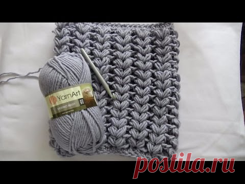 Снуд  крючком из пышных столбиков ( Мастер класс)Scarf Snood crochet