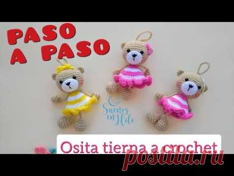 Como tejer Osita Bambolina Amigurumi, paso a paso