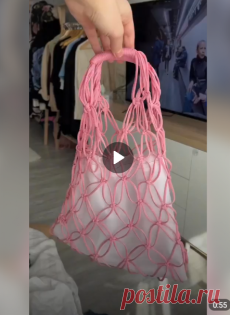 Как сплести сумку-авоську своими руками
МК от автора: creator_tati 👜

#вязание • #сумка