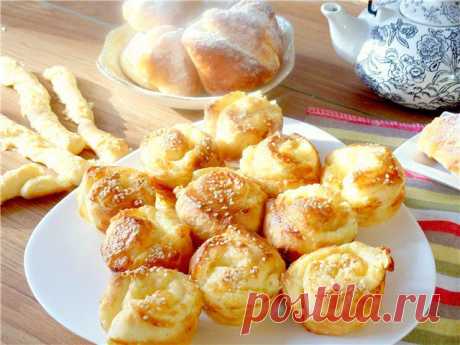 Слоено-творожное тесто c начинками на любой вкус