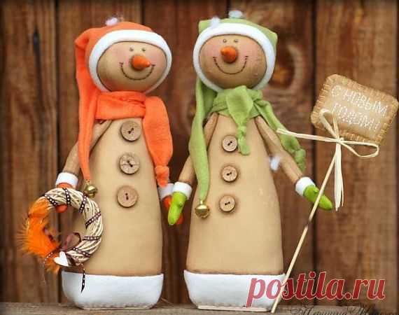 СНЕГОВИЧКИ / Вязаные игрушки. Мастер-классы, схемы, описание. / PassionForum - мастер-классы по рукоделию