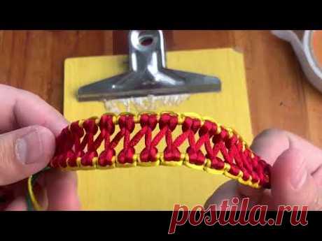 Pulseras de hilo cola de raton grueso | pulseras faciles para principiantes