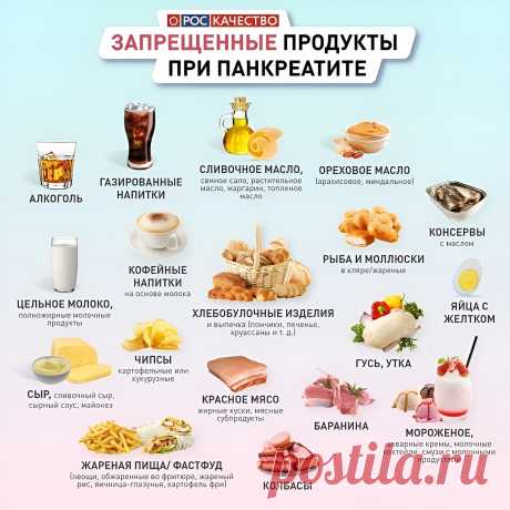 Запрещенные продукты при панкреатите