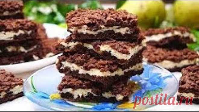 Какое же оно Вкусное! Шоколадное печенье с творогом