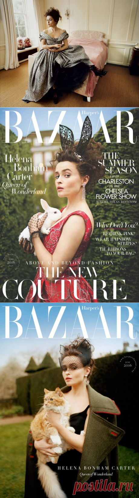 Хелена Бонем Картер в Harper’s Bazaar (Интернет-журнал ETODAY)
