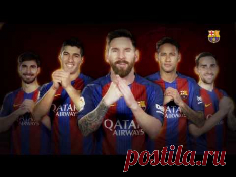 The Barça players celebrate Chinese New Year