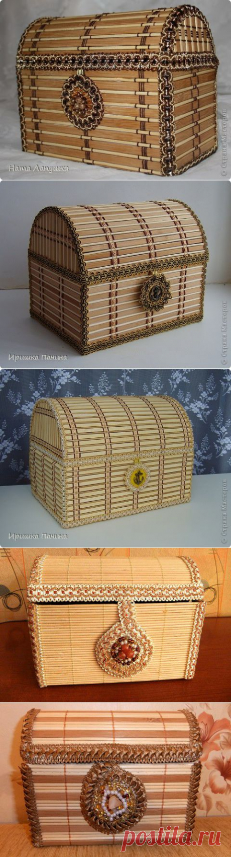 Сундучок-шкатулка. Мастер-класс | Подружки