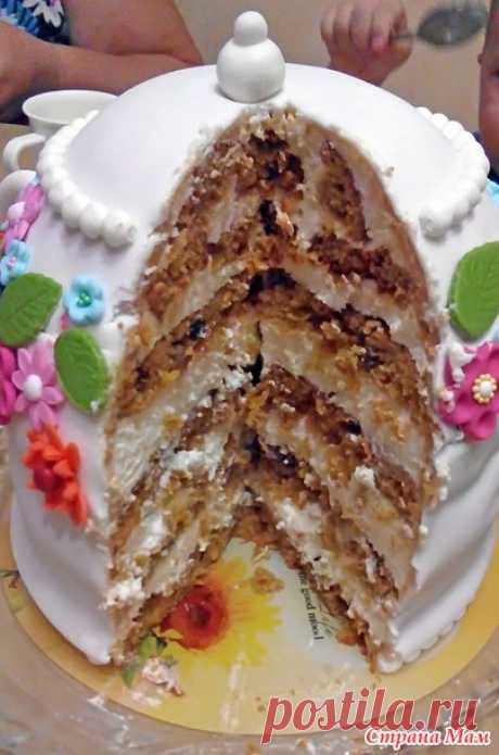 Торт чайник на &quot;день матери&quot; - Вкусности из мастики - Страна Мам